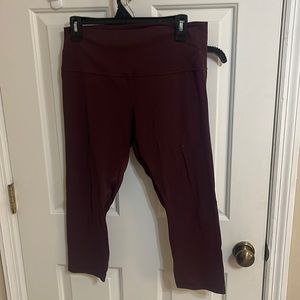 Lululemon align crop leggings - mauve/burgundy